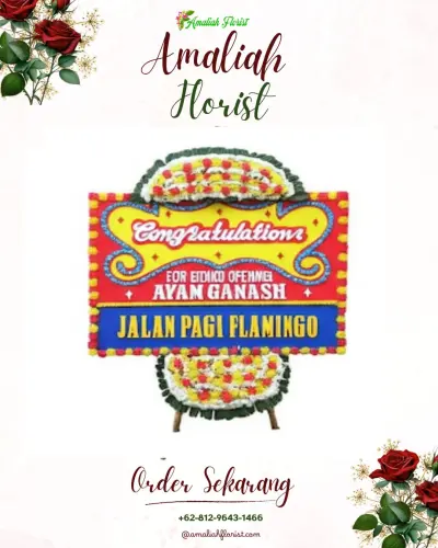 Bunga Papan Congratulation di Talun